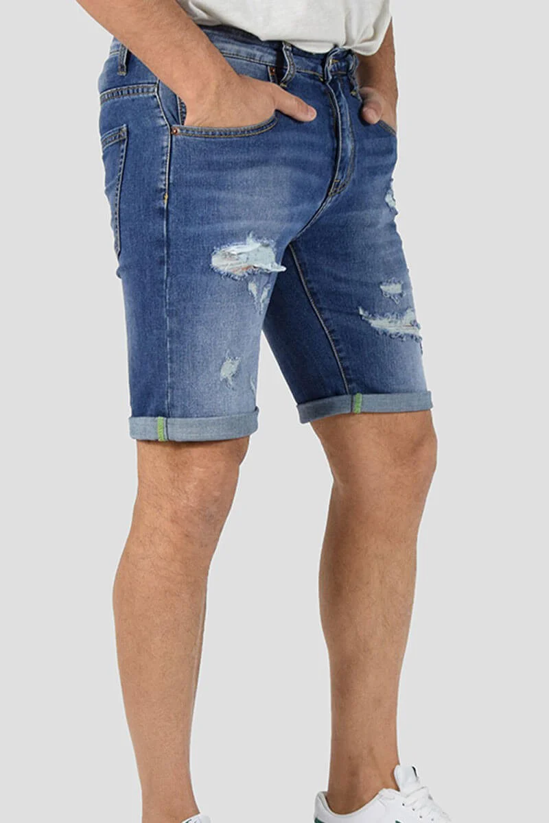 BERMUDA SKINNY CON STRAPPI - immagine 5