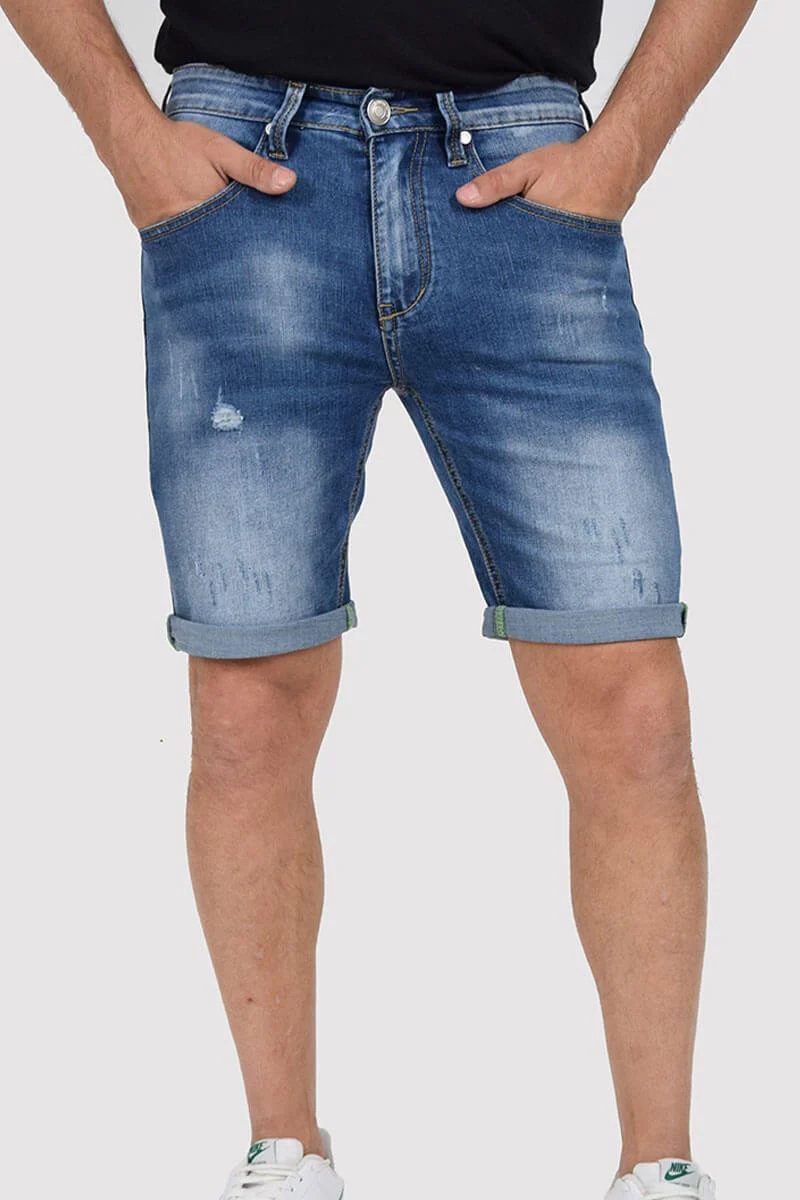 BERMUDA SKINNY CON STRAPPI - immagine 5