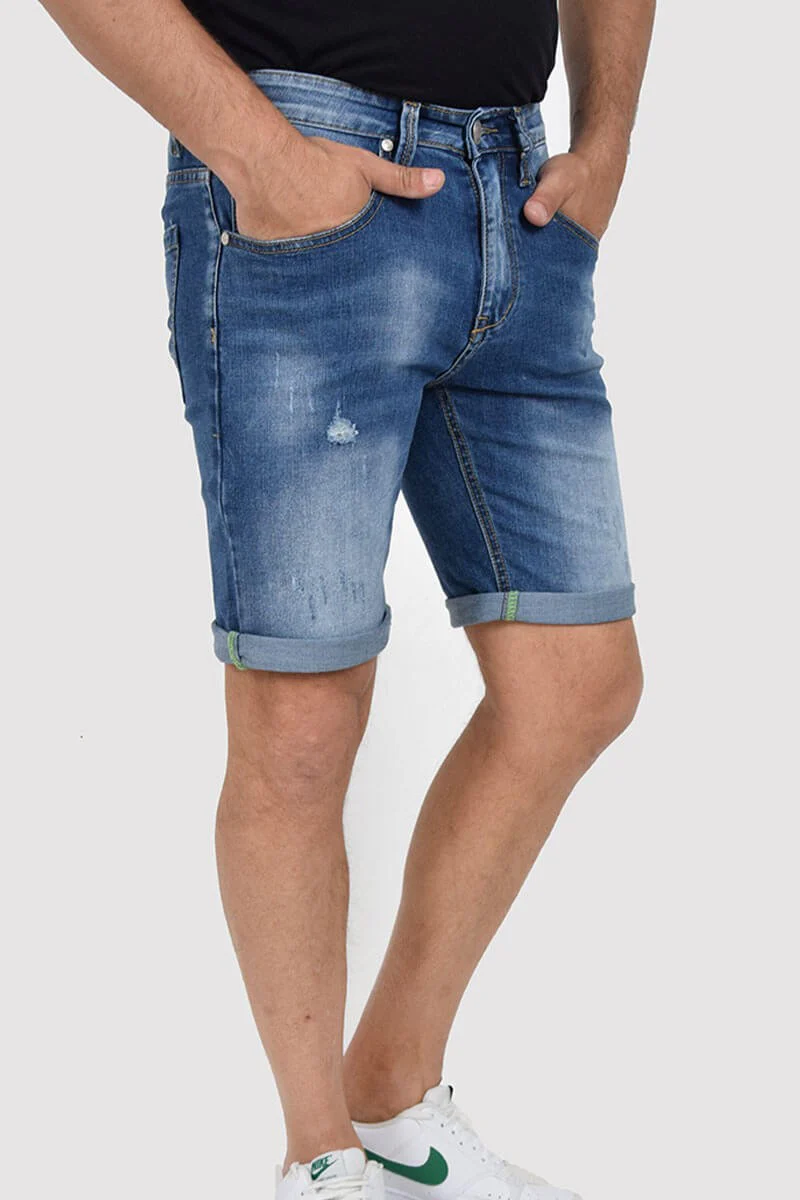 BERMUDA SKINNY CON STRAPPI - immagine 6