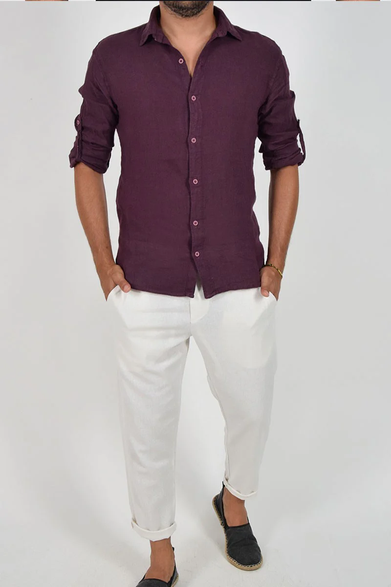 CAMICIA IN LINO - immagine 3