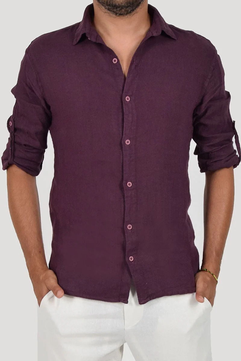 CAMICIA IN LINO - immagine 2