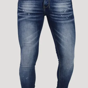 JEANS SKINNY CAPRI CON PITTURA