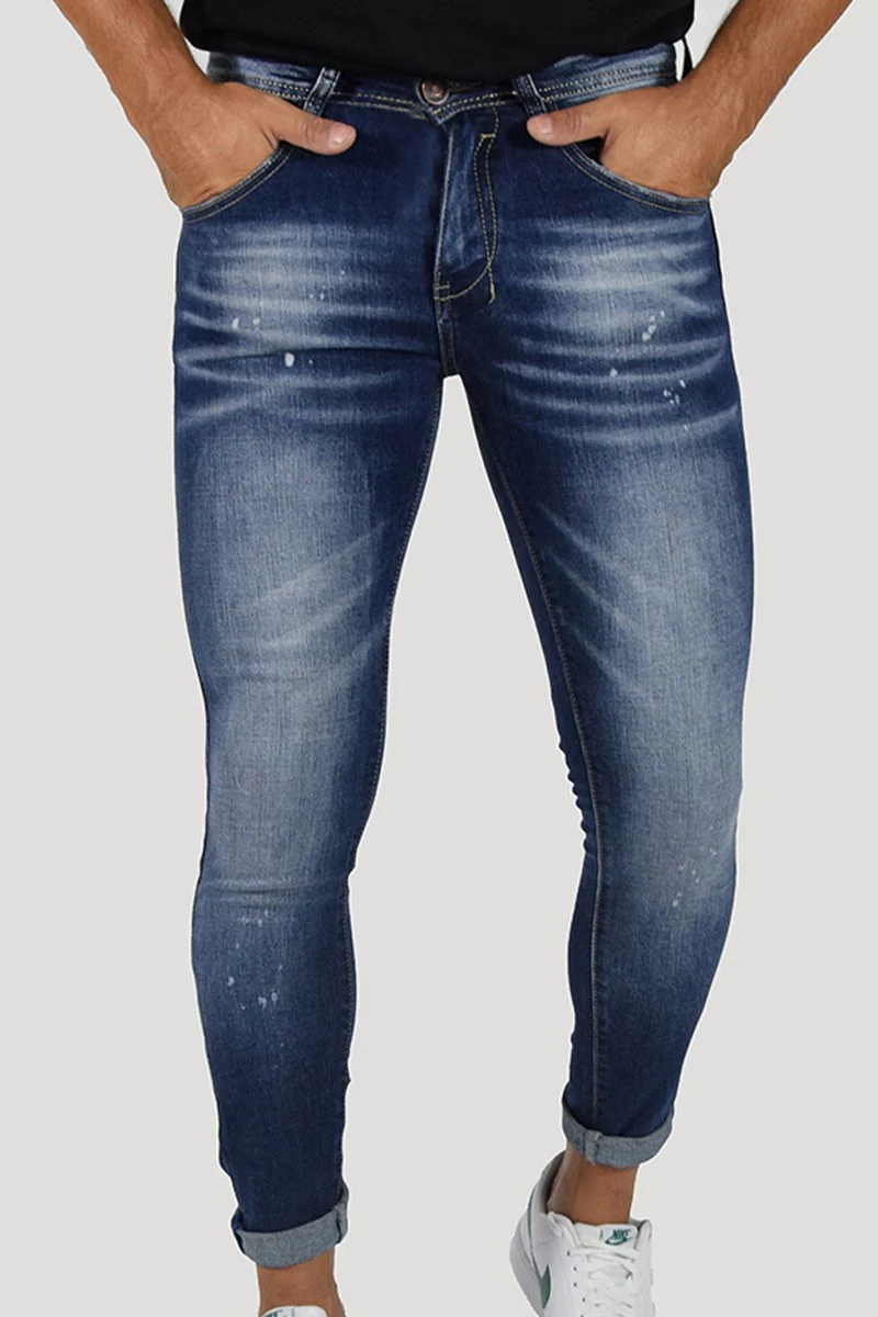 JEANS SKINNY CAPRI CON PITTURA