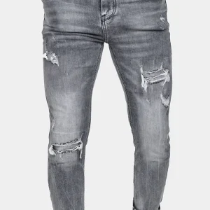 JEANS SKINNY CAPRI CON STRAPPI