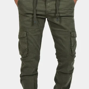 PANTALONI CON TASCONI E LACCIO IN VITA