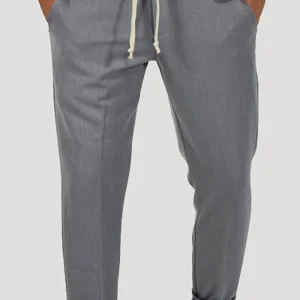 PANTALONI CON LACCIO IN VITA