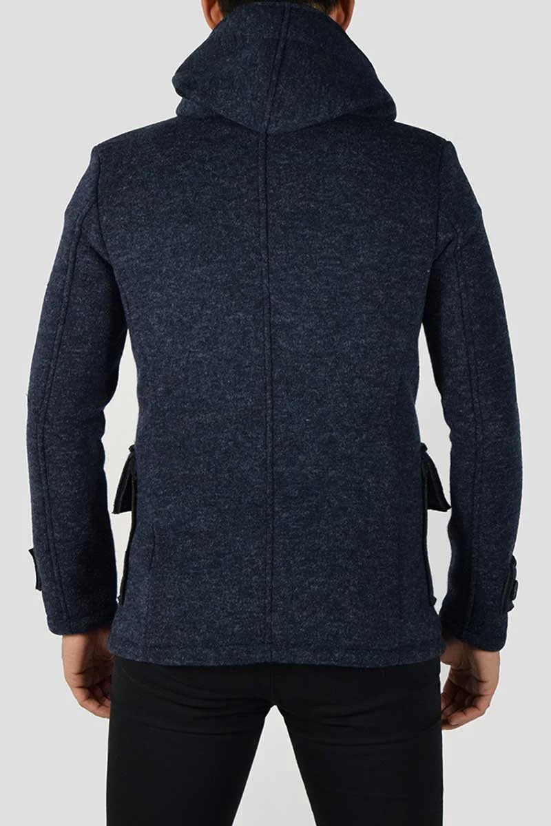 CAPPOTTO DOPPIOPETTO CON CAPPUCCIO - immagine 7