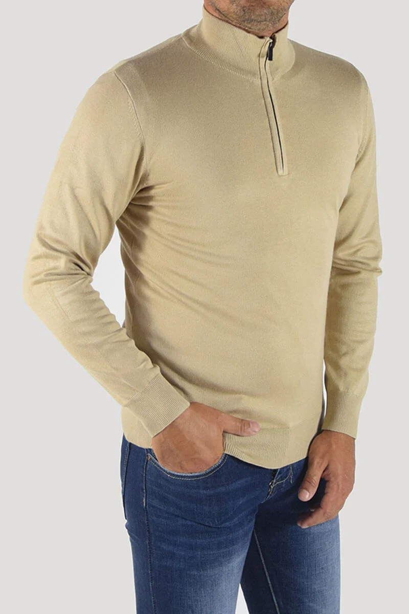 PULLOVER CON CERNIERA SUL COLLO - immagine 4