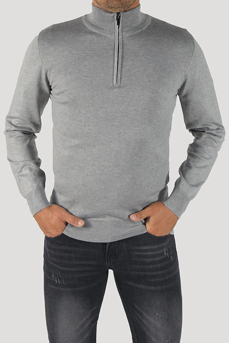 PULLOVER CON CERNIERA SUL COLLO - immagine 3