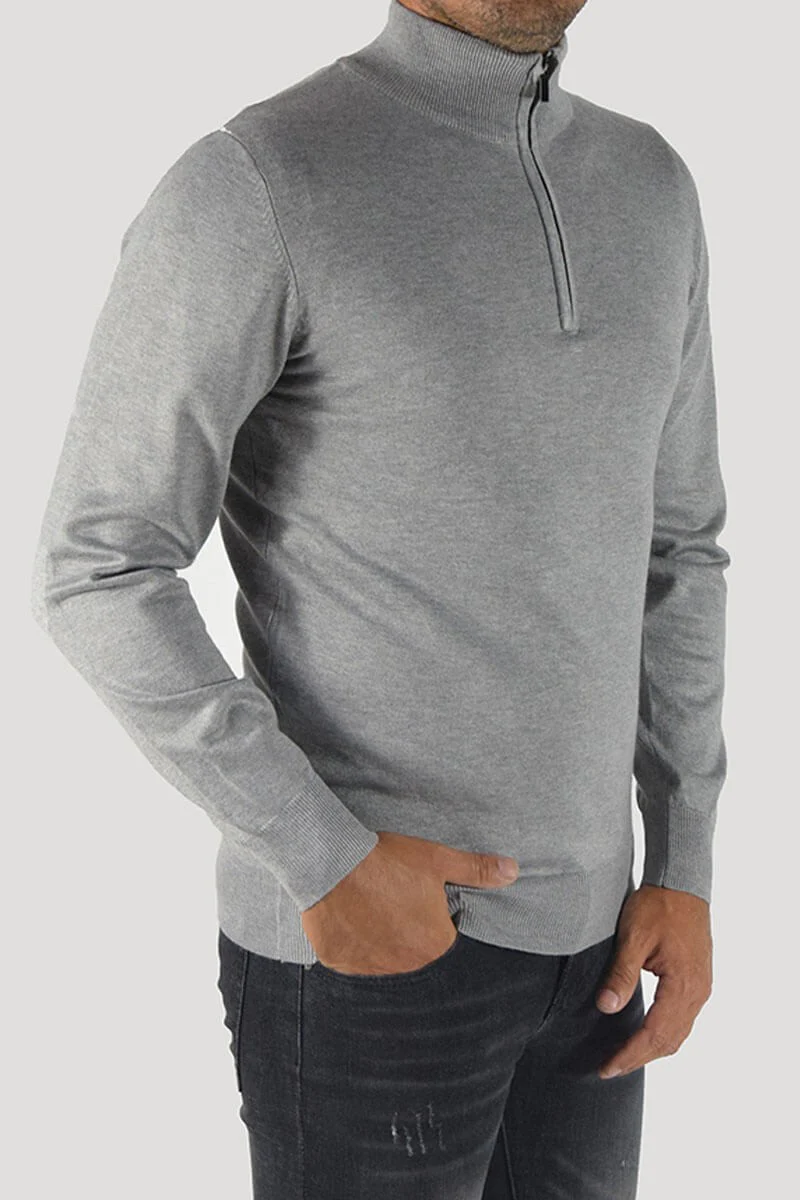 PULLOVER CON CERNIERA SUL COLLO - immagine 5