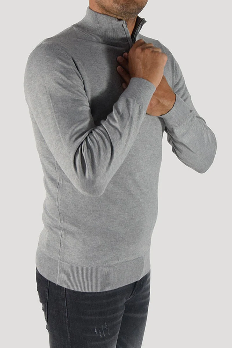 PULLOVER CON CERNIERA SUL COLLO - immagine 7