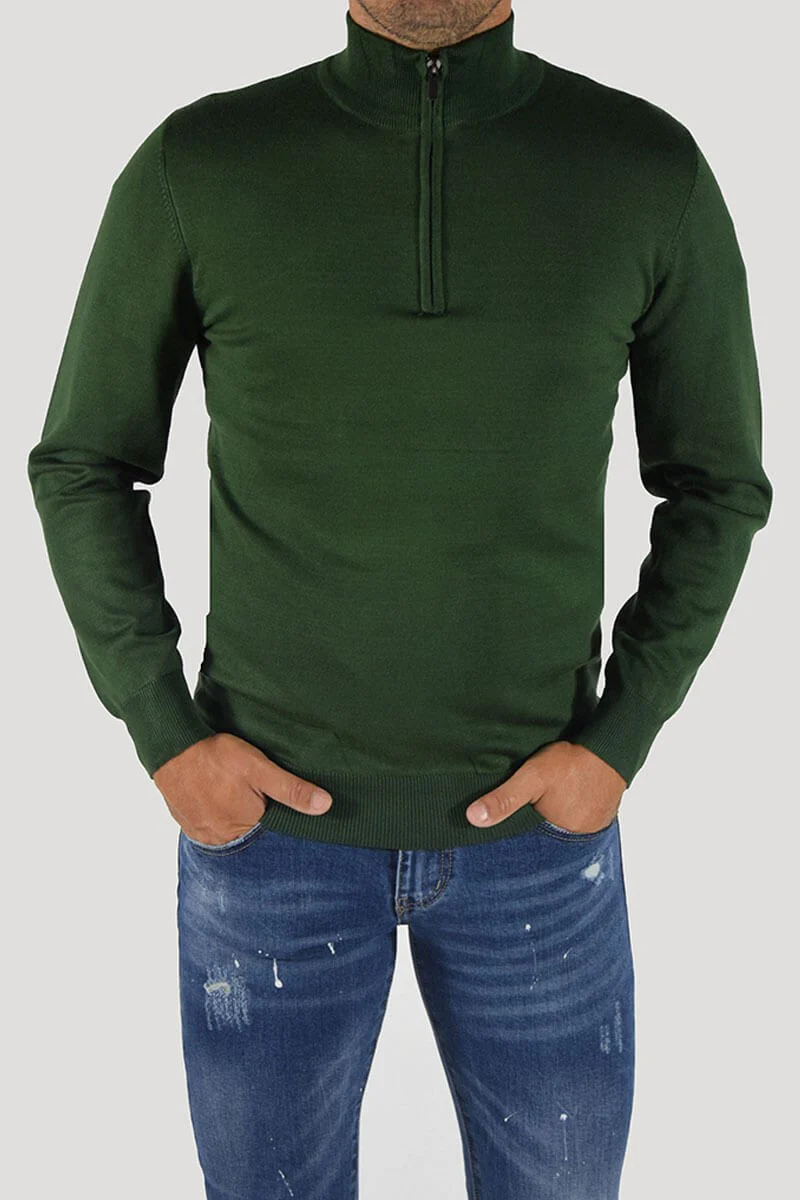 PULLOVER CON CERNIERA SUL COLLO - immagine 5