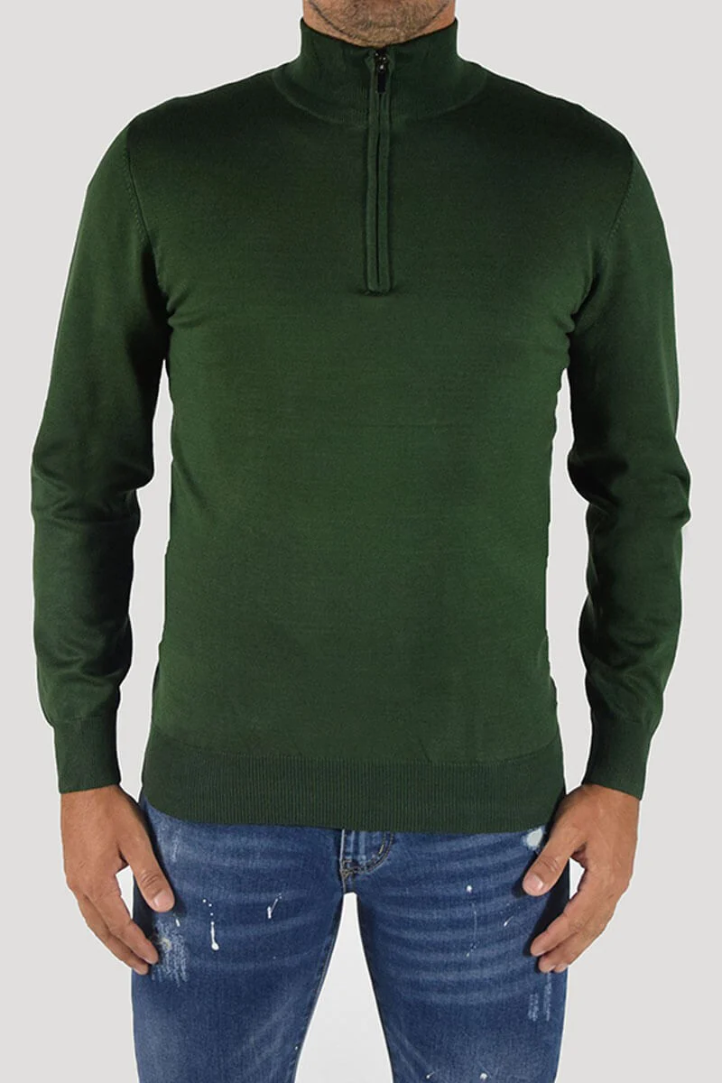 PULLOVER CON CERNIERA SUL COLLO - immagine 6