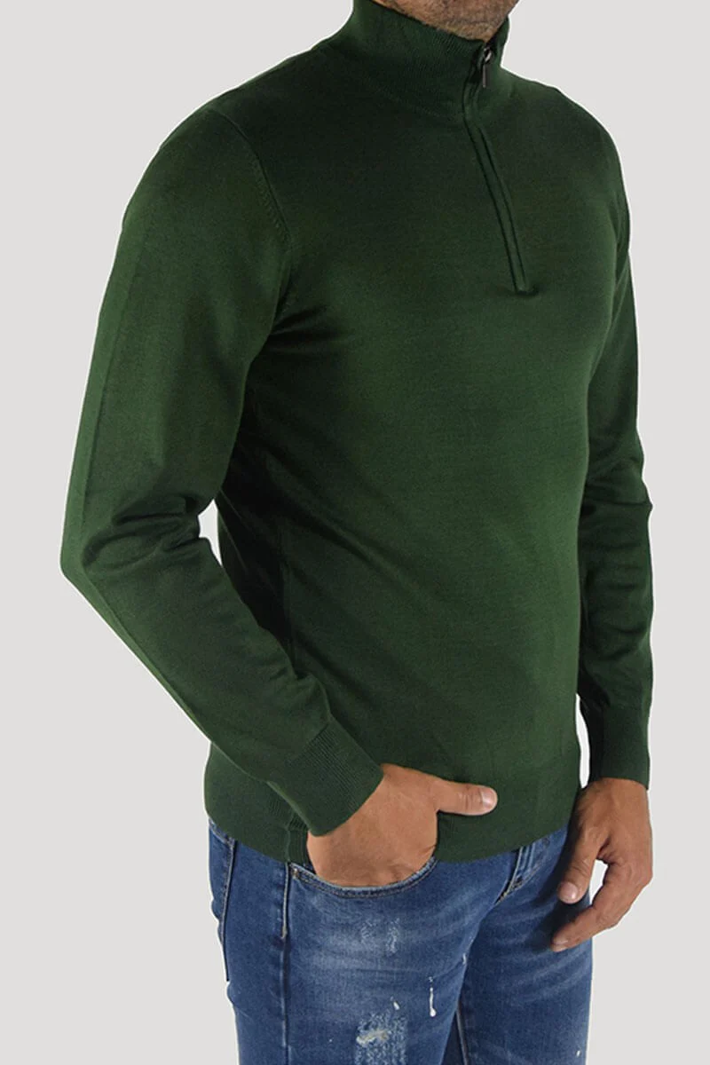 PULLOVER CON CERNIERA SUL COLLO - immagine 7