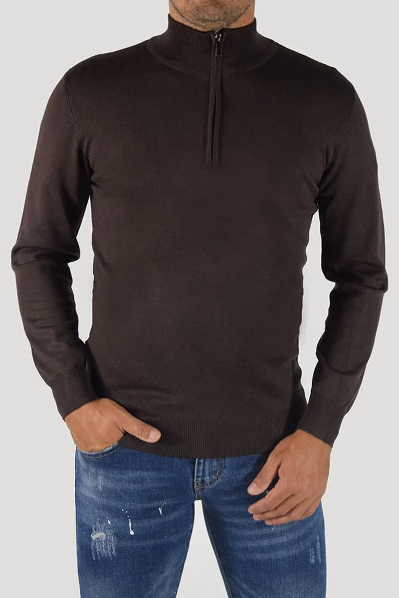 PULLOVER CON CERNIERA SUL COLLO - immagine 2