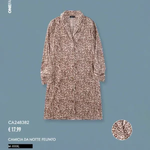 CAMICIA DA NOTTE FELPATA FANTASIA