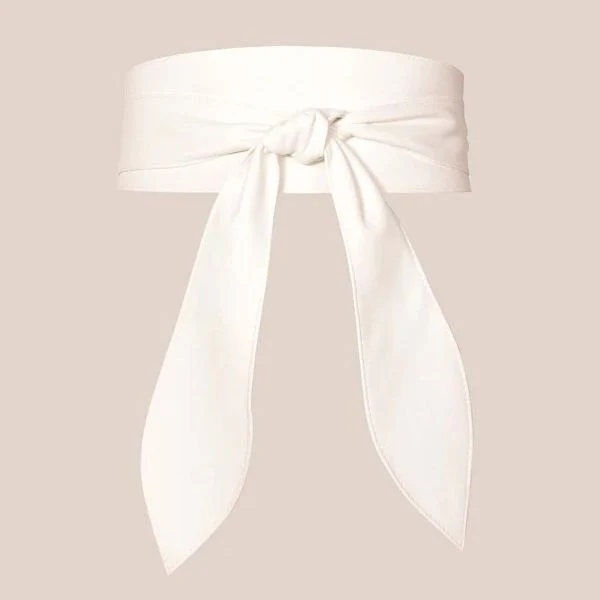 Ladies Soft Fashion Wide PU Faux Leather Bow Knot Corset Waist Belts - immagine 7