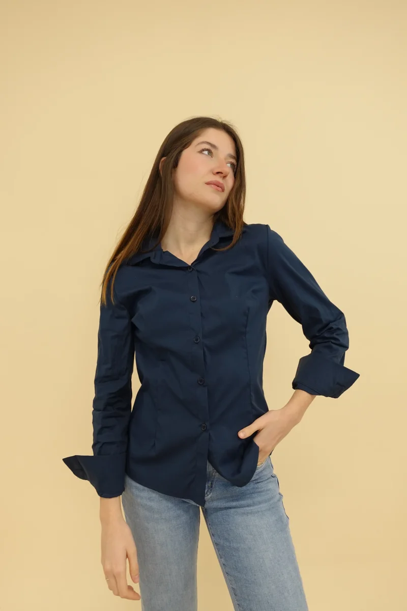 Camicia blu