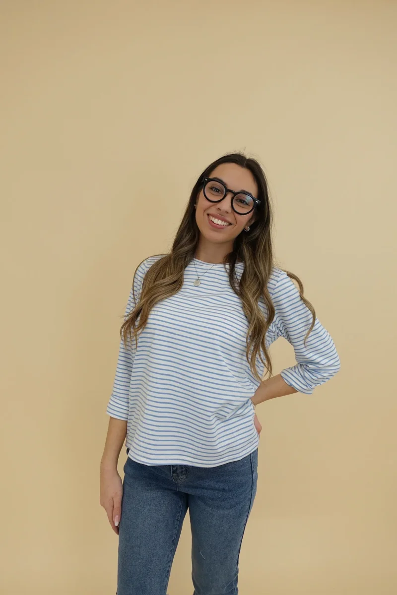 Maglia Line Azzurro - immagine 5