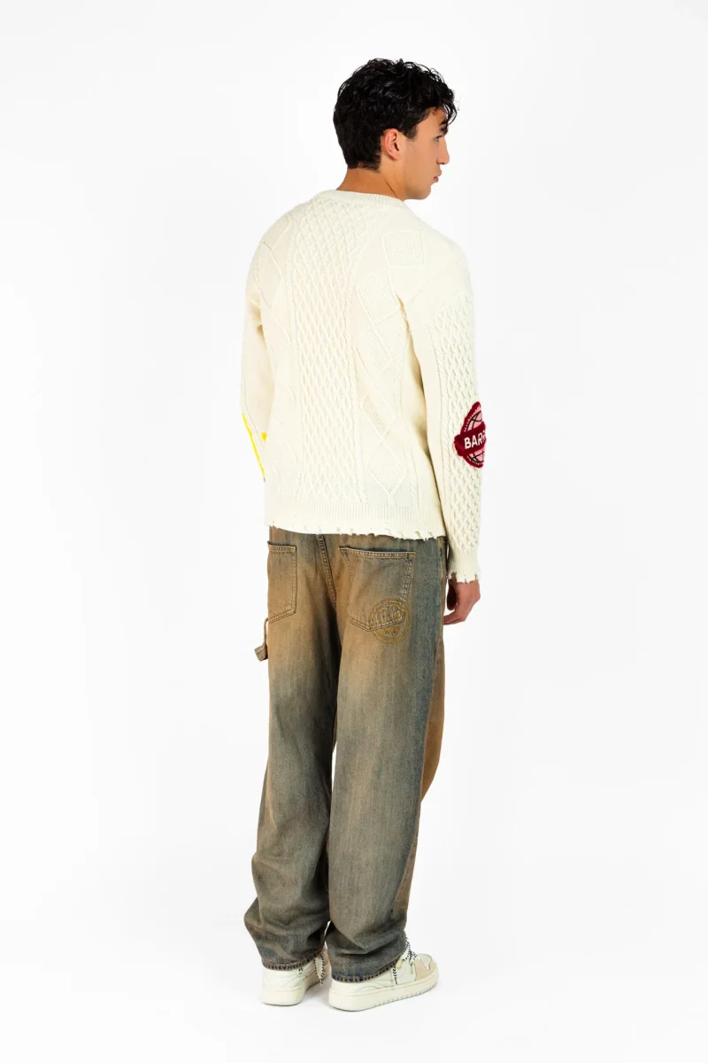 Barrow Maglia Girocollo Destroyed - immagine 5