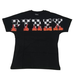 PIREX t-shirt uomo bianco nero 44176