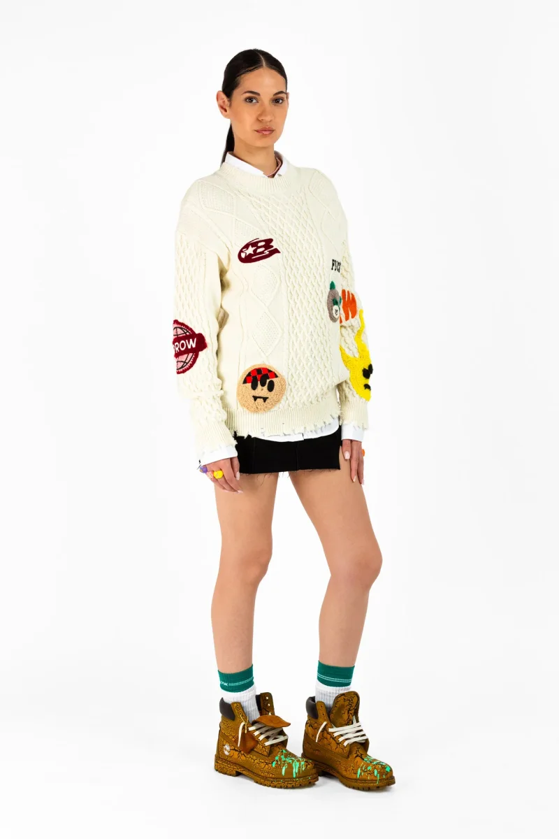 Barrow Maglia Girocollo Destroyed - immagine 6