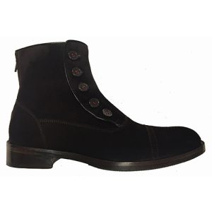 Stivaletti vintage in pelle scamosciata