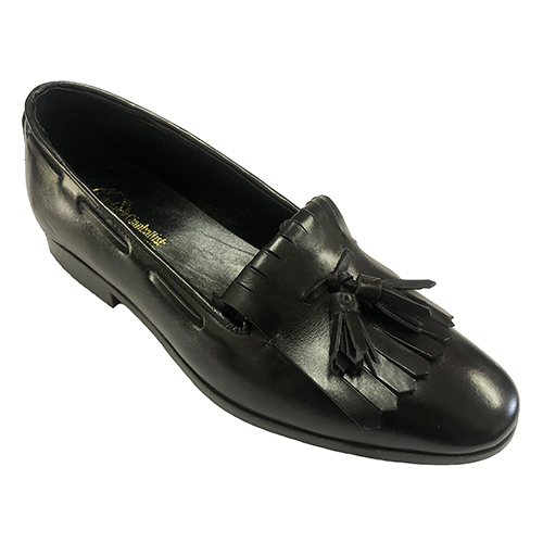 Mocassino con frangia in vitello - immagine 3