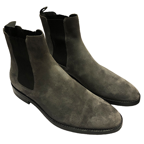 Stivaletti modello con elastico in camoscio - immagine 3