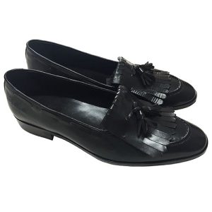 Mocassini in vitello con frangia