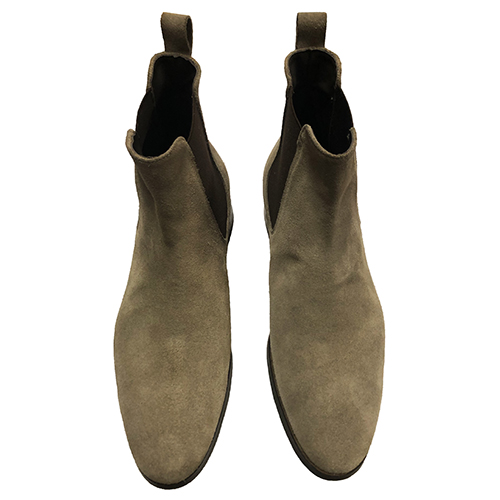 Stivaletti modello Chelsea in camoscio - immagine 3