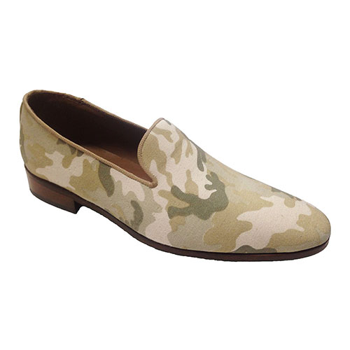Mocassino slippers in tessuto camouflage - immagine 4