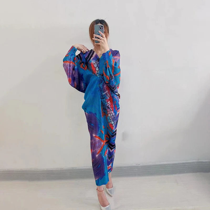 Abito lungo curvy fantasia donna - immagine 7