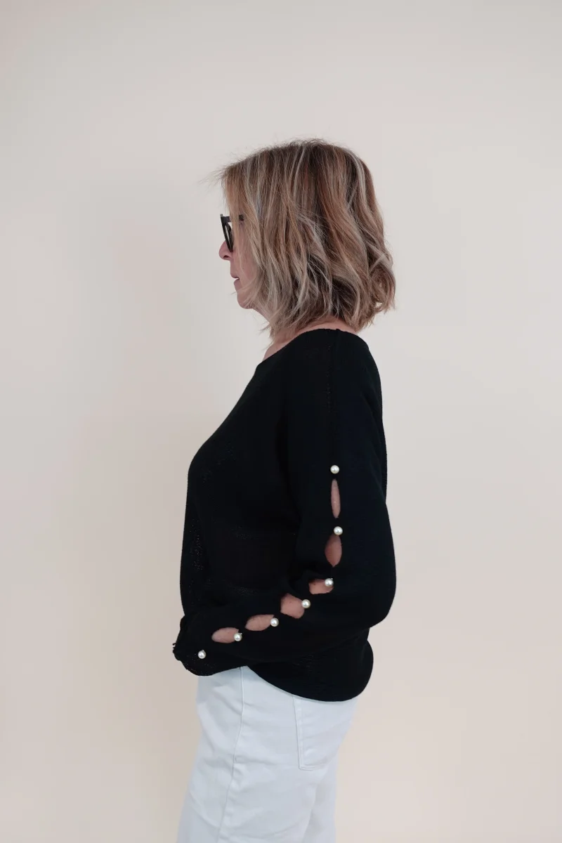 Maglia Hole Nera - immagine 2