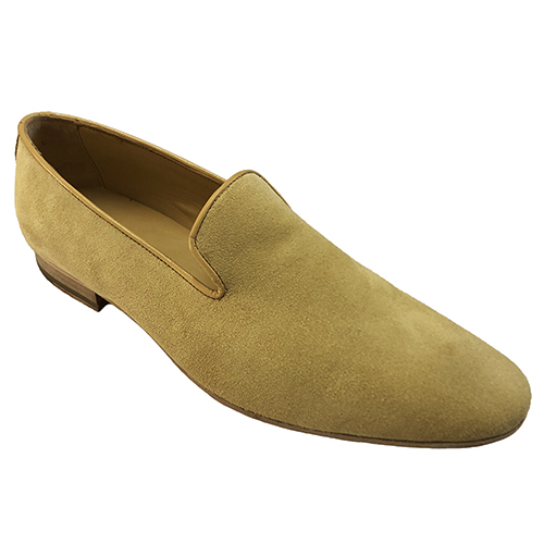 Mocassino, slippers in pelle scamosciata - immagine 3