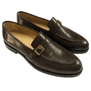 Mocassino con fibbia in vitello vegetale