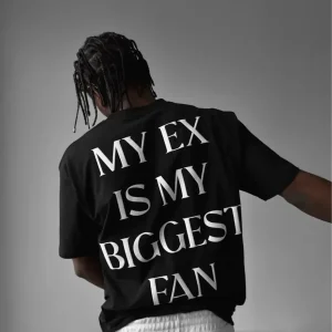 Tshirt oversize uomo my ex