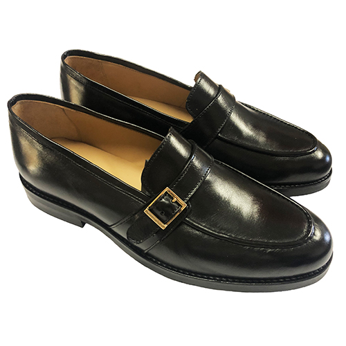 Mocassino con fibbia in vitello vegetale - immagine 5