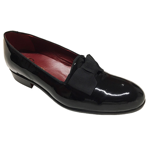 Mocassini cerimonia smoking in vernice - immagine 3