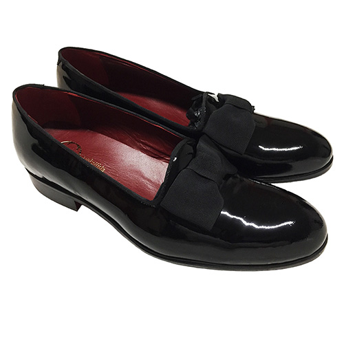 Mocassini cerimonia smoking in vernice - immagine 2