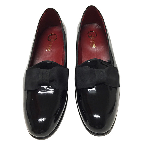 Mocassini cerimonia smoking in vernice - immagine 4