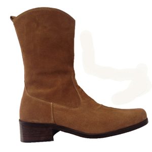 Stivali uomo in pelle scamosciata