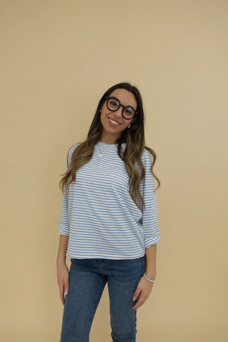 Maglia Line Azzurro - immagine 3