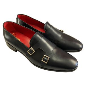 Mocassini in vitello con fibbie