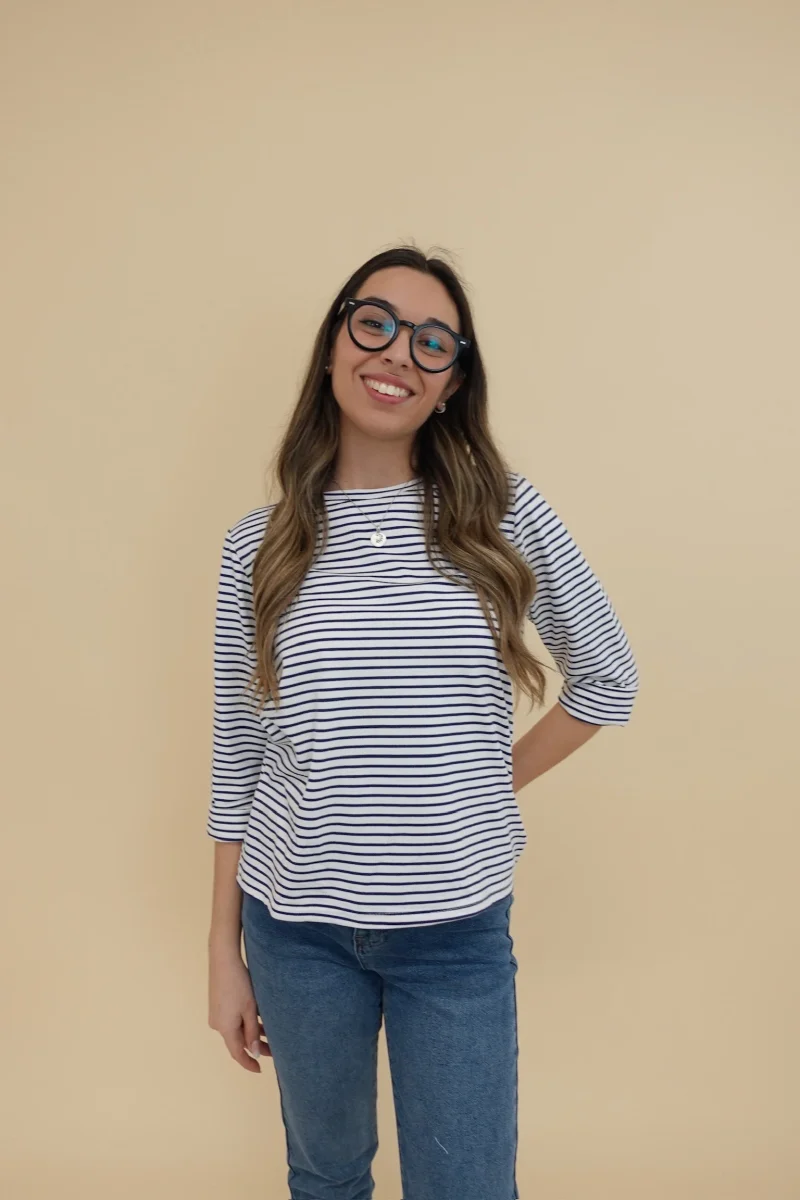 Maglia Line Blu - immagine 4