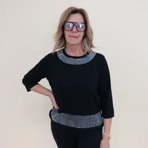 Maglia Donatella Nero