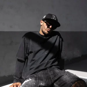 Maglia manica lunga destroyed uomo