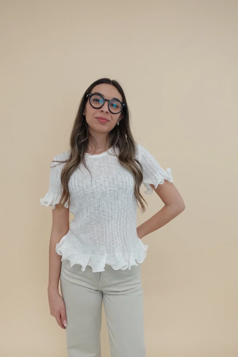 Maglia Chic Bianco - immagine 4