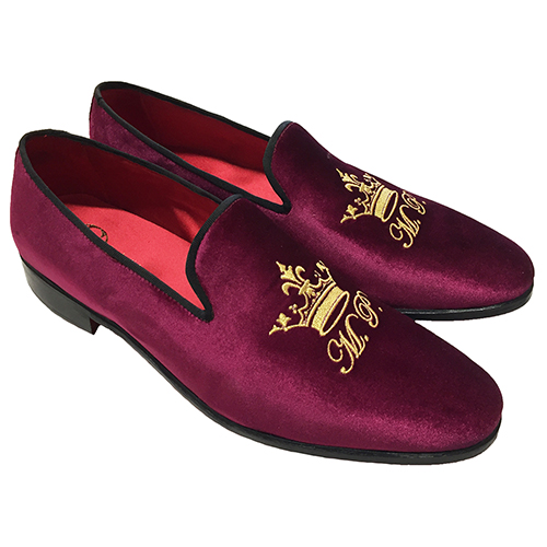 Pantofole in velluto con ricamo personalizzabile - immagine 8