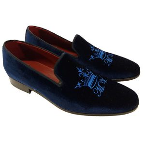 Pantofole in velluto con ricamo personalizzabile